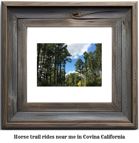 horse trail rides near me in Covina, California